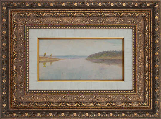 Морозов Константин Феофанович. Пейзаж с рекой